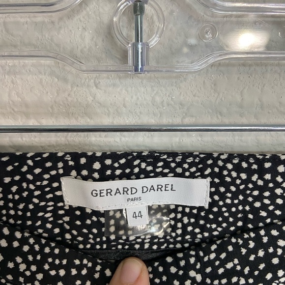 GERARD Darel Paris Side Zip Printed Career Trouser Pants French Size 44 - Picture 6 of 7